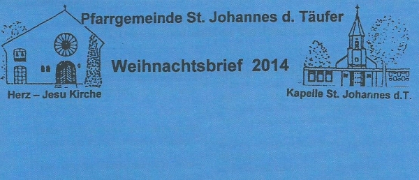 Kopf des diesjährigen Weihnachtsbriefes, Bild: Kath. Pfarrgemeinde St. Johannes der Täufer Westerstede.