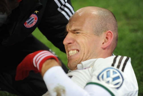 Genial, aber häufig verletzt: Arjen Robben. Bild: DPA