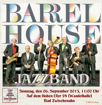 Jazzfrühschoppen: „Barrelhouse Jazzband“