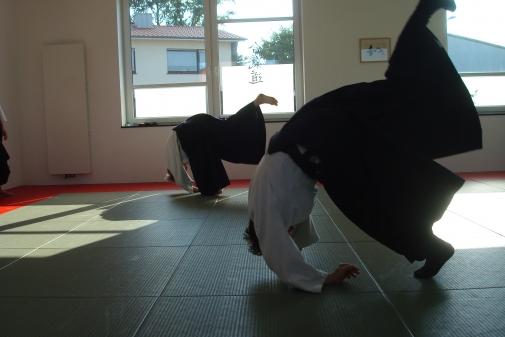 Erwachsene lernen Aikido