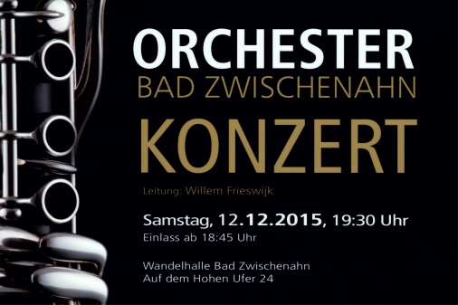 Konzerteinladung Orchester Bad Zwischenahn e.V.