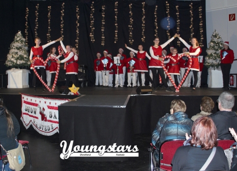 Showband Youngstars verbreiten Weihnachtsstimmung