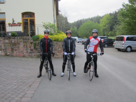 Holger, Ralf und Peter vor dem Start