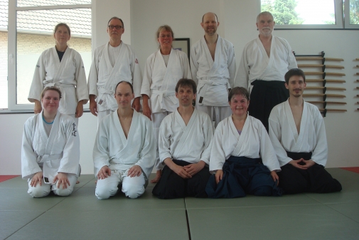 Schweißtreibendes Training im Aikido-Dojo-Wildeshausen