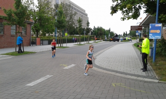 Jana Henze bei der Laufstrecke 