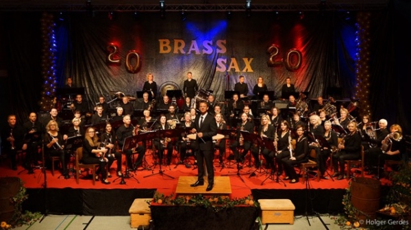 Grandioses Jubiläumskonzert des Orchesters Brass-Sax