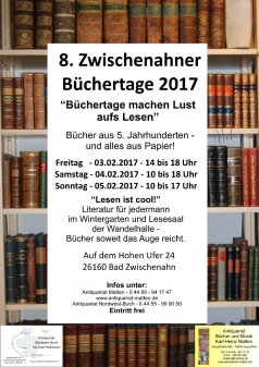 8. Zwischenahner Büchertage 2017