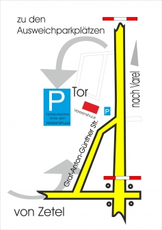 So finden Sie den Parkplatz