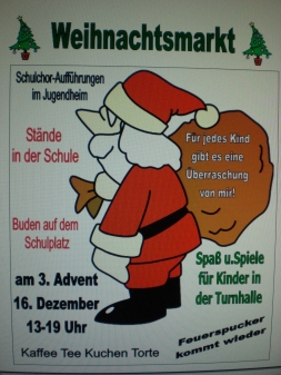 Plakat Weihnachtsmarkt Ocholt