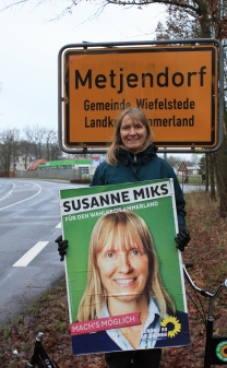 Die Metjendorferin Susanne Miks mit 