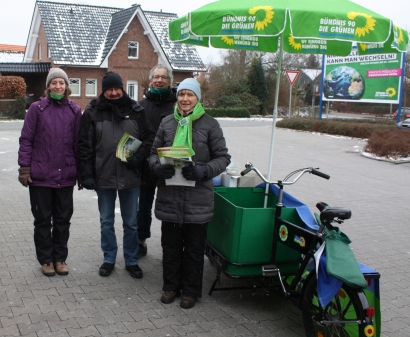 Letztes Mal am Wahlstand im Landtagswahlkampf 2013