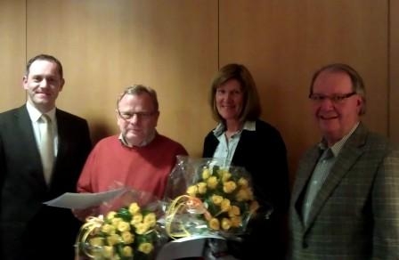 (v.l.n.r.: C. Helms, N. Steinhoff, M. Wiegand-Warntjen, K.-P. Tuchscherer) 