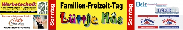 Wir unterstützen den Kindergarten LÜTTJE HUS