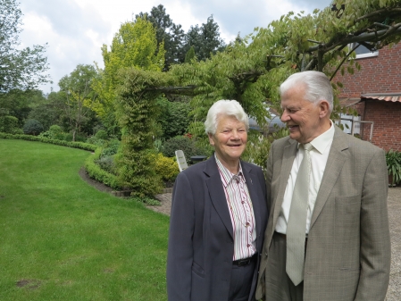 Diamantene Hochzeit im Hause Albers, Bürgerverein Etzhorn gratuliert