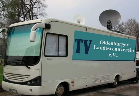 TV Übertragungswagen für die Rennen im Schlosspark zu Rastede