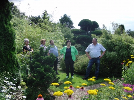 Im wunderschönen Garten der Familie Gertje