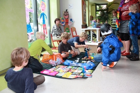 Kinder können kostenlos ihren Stand aufbauen