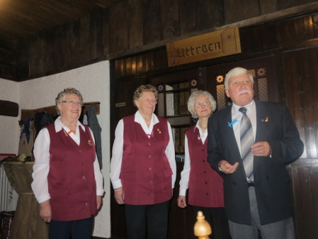 60 Jahre dabei, Lisa, Annemarie, Hanna 