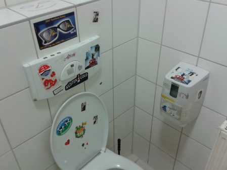 Herrentoilette REWE