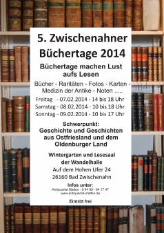 5. Zwischenahner Büchertage 2014 ..... 