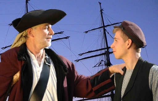 Jim und John Silver (Foto H.J. Unbehau)