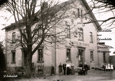 Gasthof zur Eisenhütte um das Jahr 1900