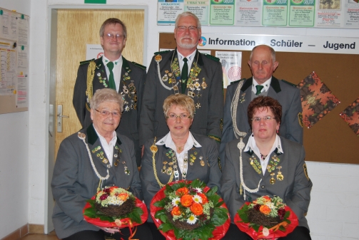 Obenstroher Schützen mit neuem Königshaus