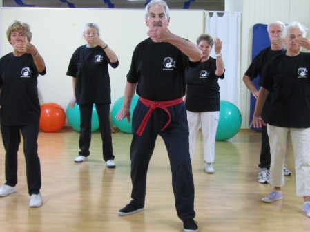 Die Kraniche vor 5 Jahren beim Tai Chi Training der ältesten Kampfkunst der Welt.