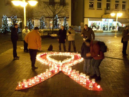 Aktionen zum Welt-AIDS-Tag am 1.12.14