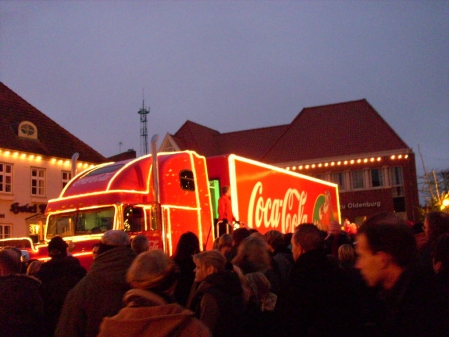 Der Coca-Cola Weihnachtstruck