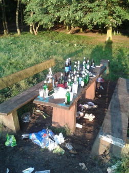 Vandalismus am Tweelbäker See