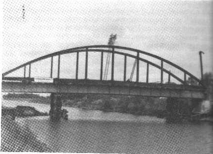 Richtfest 1954 der jetzigen Küstenkanalbrücke in Jeddeloh II