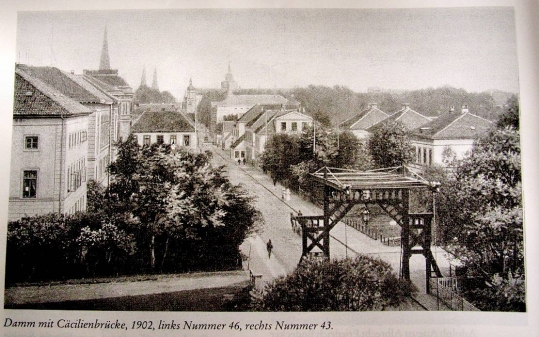 Die alte Klappbrücke bis 1927