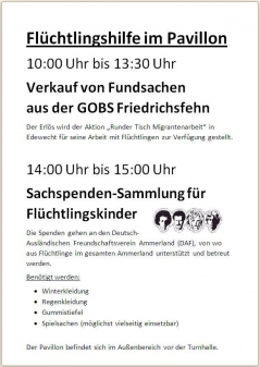 Kinderkleider- und Spielzeugflohmarkt in Friedrichsfehn