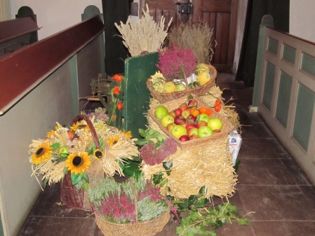 Erntedank am 4.10. in der Marienkirche zu Wardenburg