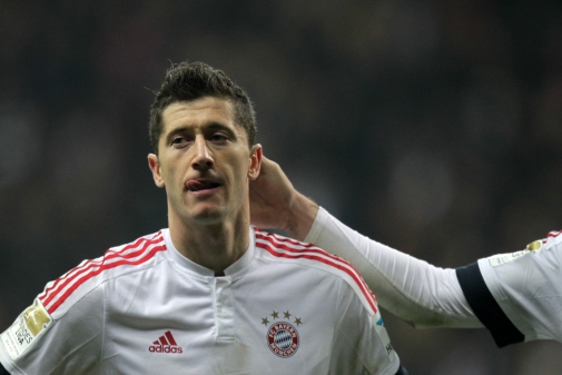 Nicht mehr ganz so viel Grund zum Jubeln über eigene Treffer wie vor einigen Wochen: Robert Lewandowski (Bild: DPA)