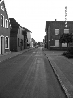 Der Schauplatz der Verhaftung im September 1941: Achternstraße in Varel