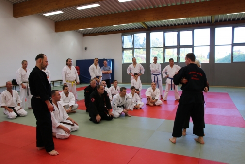 Selbstverteidigungsprofis treffen Karatekas - Kyusho in Oldenburg