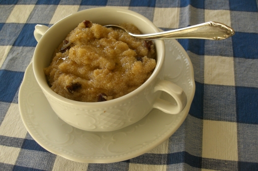 Amaranthfrühstück mit Rosinen