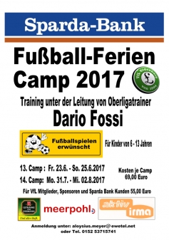 13. und 14 Sparda-Sommer-Camp beim VfL Oldenburg