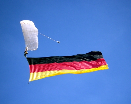 Größte Flagge mit letztem Springer