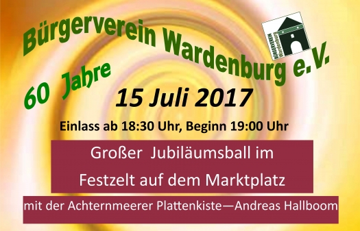 Großer Jubiläumsball in Wardenburg