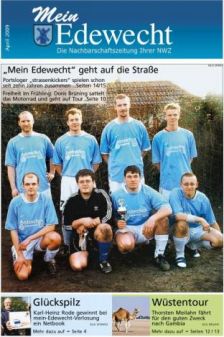 So sah die April-Ausgabe aus. Wer ist diesmal vorne auf dem Titel?