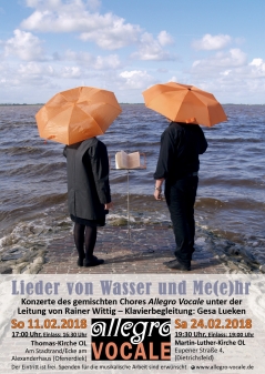 Chor Allegro Vocale singt Lieder von Wasser und Me(e)hr