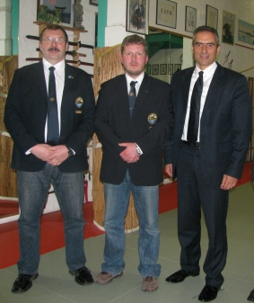 Das Bild zeigt von li. nach re..  Peter Kluß, Jens Fricke und George Thoktaridis     