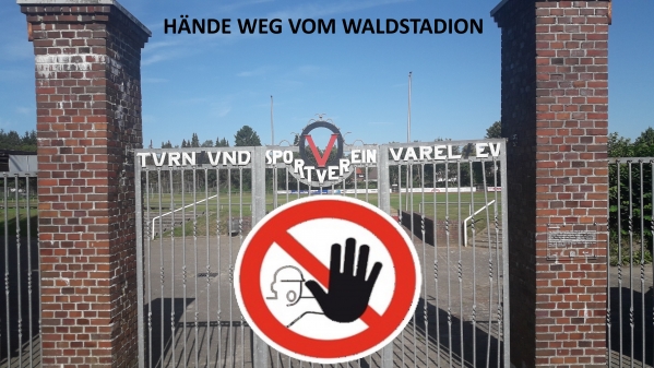 Auch Die Linke in Friesland ist für den Erhalt des Waldstadions.