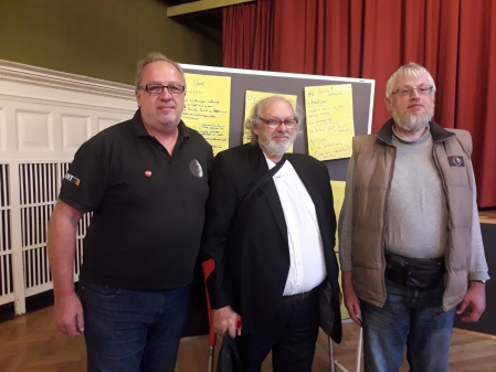 v. l. n. r.  Peter Goetz, Siegfried Peters-Taschenberger, Thomas Suckow 