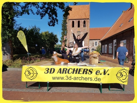 3D-Archers Jugend beim Schaufenster Wiefelstede