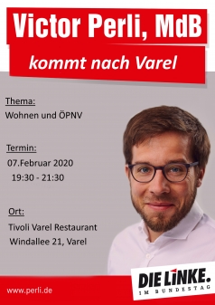Victor Perli kommt nach Varel. Mein Varel