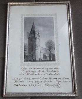 Ein Gedenkblatt zum Kirchenchor-Jubiläum 1949